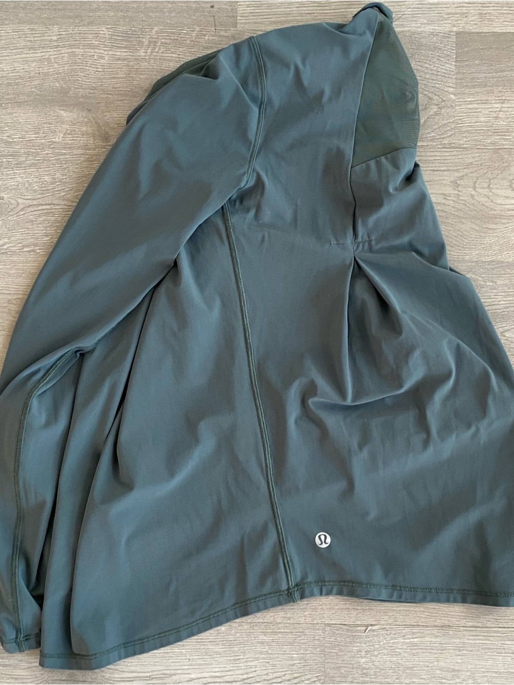 lululemon athletica long sleeve pullover in slate green